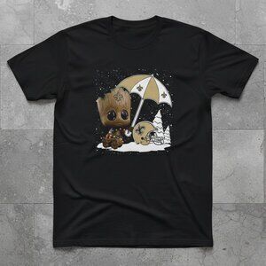 Baby Tree Cute Football Christmas Holiday Graphic Tee